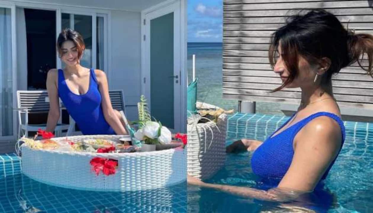 Palak Tiwari Flaunts Her Curves In Blue Monokini, Shares Glimpse From Her  Dreamy Vacay | People News | Zee News