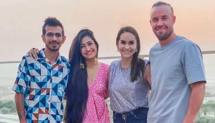 Yuzvendra Chahal And Dhanashree Verma&#039;s Special Reunion With AB de Villiers Creates Buzz Among Cricket Fans
