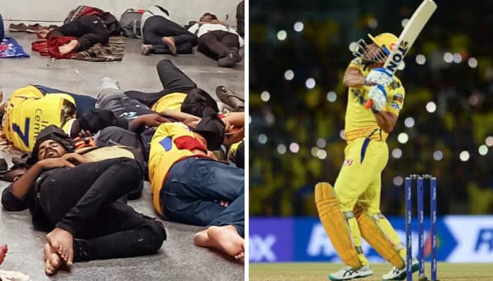 IPL 2023: MS Dhoni Fans Sleep At Station After CSK vs GT Final Gets Postponed, Visuals Go Viral, Check Here