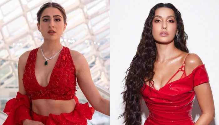 Sara Ali Khan To Nora Fatehi: Divas Who Slayed In Red At IIFA 2023, Pics Inside