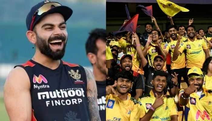Watch: Virat Kohli&#039;s Massive Poster Comes To The Rescue, Shielding Fans From Rain As IPL 2023 Final Gets Delayed To Reserve Day