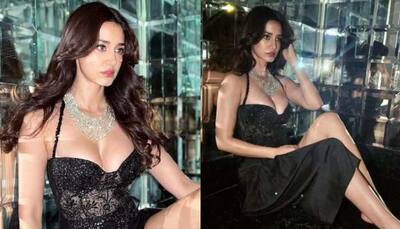 Disha Patani Raises Mercury Level With Super Hot Clicks In Plunging Corset - Watch