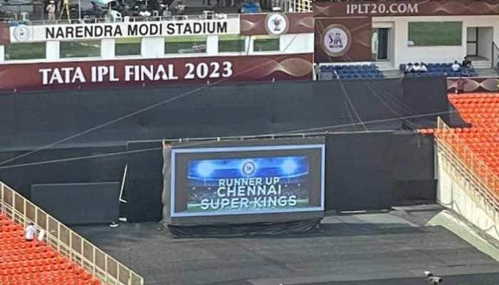 IPL 2023 Final: Ahead Of The Much-Awaited Game, Image Of ‘CSK Runner Up’ At Narendra Modi Stadium Go Viral STST