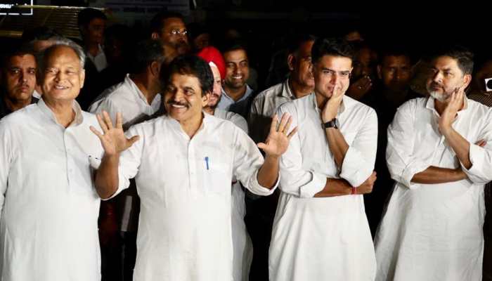 In A Late Night Press Brief, Congress Projects Unity Between Ashok Gehlot And Sachin Pilot