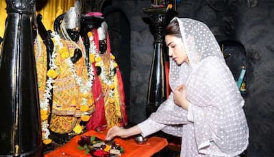 Kriti Sanon Seeks Blessings At Sita Gufa, Kalaram Mandir After Adipurush's Ram Siya Ram Song Release