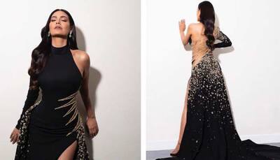 Esha Gupta Slays In Bold Hot Black Stylish Backless Gown, Pics Go Viral