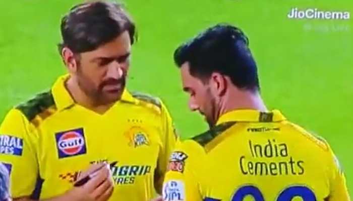 IPL 2023: MS Dhoni’s Hilarious Reaction As Deepak Chahar Asks For Autograph