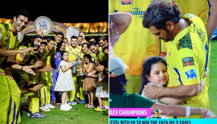 Watch: Ziva&#039;s Emotional Celebration After MS Dhoni&#039;s CSK Win IPL 2023 Title