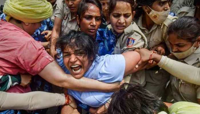 TMC Files Case Against Delhi Police For &#039;Assaulting&#039; Women Wrestlers At Jantar Mantar