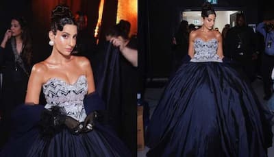 Nora Fatehi Wears Stunning Ball Gown, Steals The Show In Her Svelte Look - Pics