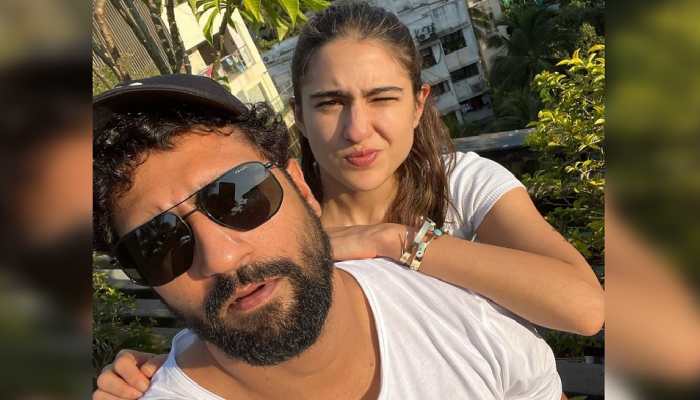 Sara Ali Khan, Vicky Kaushal Offer Prayers To Lord Shiva Ahead Of &#039;Zara Hatke Zara Bachke&#039; Release