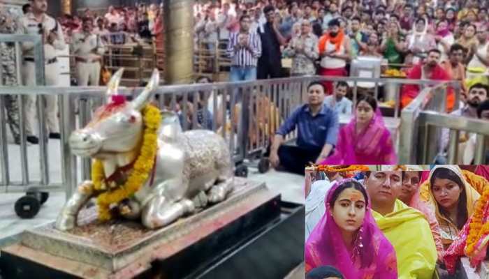 Sara Ali Khan Seeks Lord Shiva&#039;s Blessings At Mahakaleshwar Temple In Ujjain