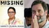 Smriti Irani's 'Contact US' Jab At Rahul Gandhi After Congress' 'Missing' Tweet