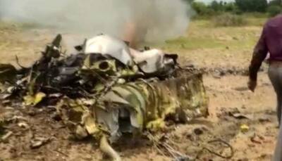 Indian Air Force Surya Kiran Trainer Aircraft Crashes In Karnataka, Pilots Safe