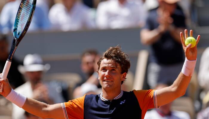 French Open 2023: Casper Ruud Battles Past Giulio Zeppieri To Enter Third Round 