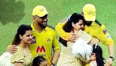 Watch: Adorable Video Of Sakshi Dhoni Asking for A Hug From MS Dhoni After IPL 2023 Win Goes Viral