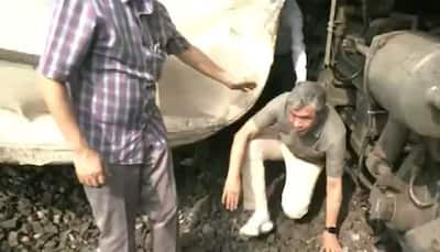Watch: Railways Minister Ashwini Vaishnaw Climbs Atop Train Wreckage In Odisha During Inspection