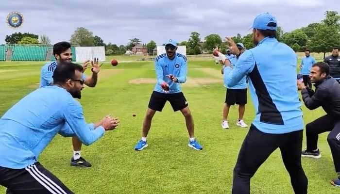 Watch: Team India&#039;s Catching Practice Takes A Colourful Twist To Tackle Deviating Balls