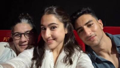 Zara Hatke Zara Bachke: Sara Ali Khan Watches Her Film With 'Sahparivaar' Ibrahim Ali Khan And Amrita Singh