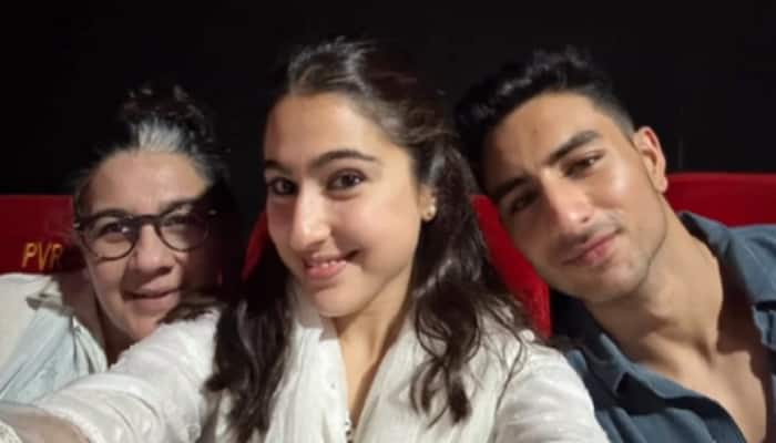 Zara Hatke Zara Bachke: Sara Ali Khan Watches Her Film With 'Sahparivaar' Ibrahim Ali Khan And Amrita Singh