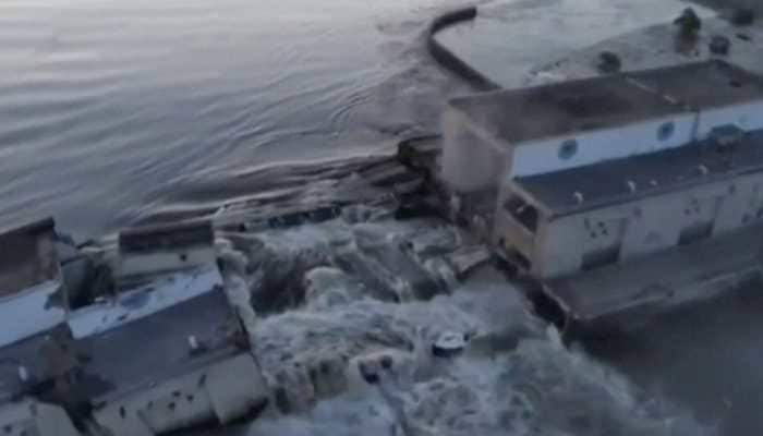 Russia-Held Ukraine City Flooded After Dam Blown Up; Ecological Damage Feared