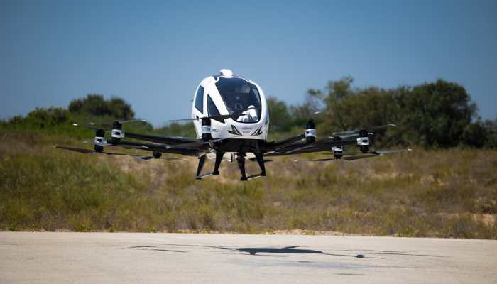 Israel Tests Autonomous Flying Taxis With Vertical Takeoff, Landing Capabilities