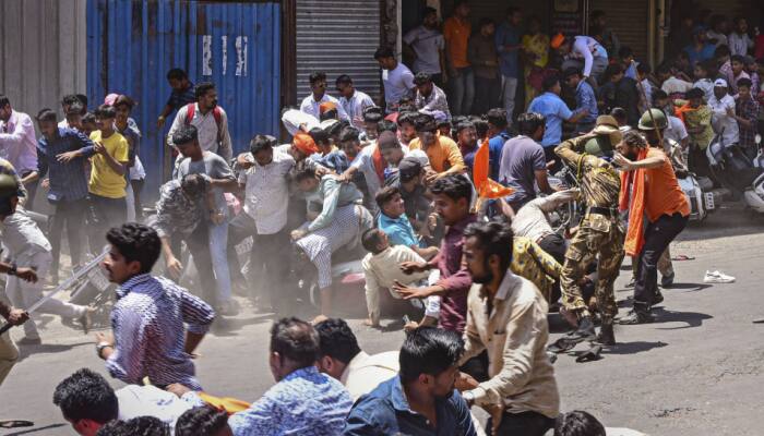 Stone Pelting In Maharashtra&#039;s Kolhapur Over Social Media Posts On Tipu Sultan