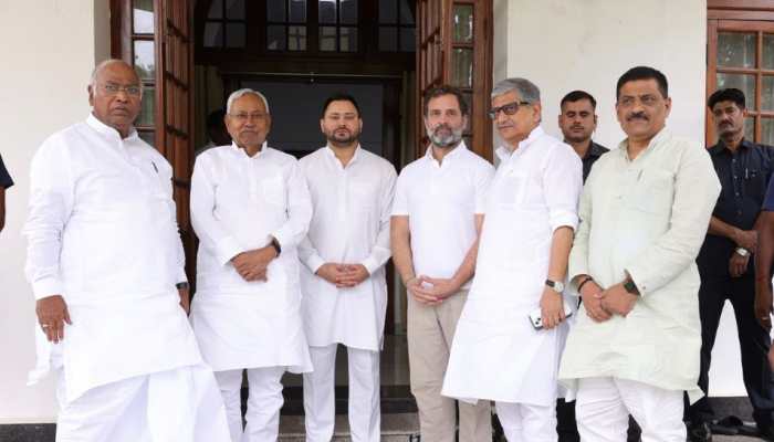 With Rahul&#039;s Presence, Key Opposition Meet In Patna Against BJP To Bring Old Rivals Together