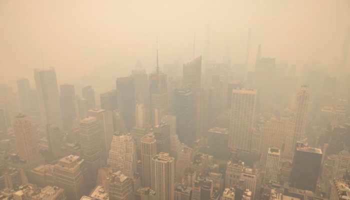 New York&#039;s Air Quality Deteriorates Due To Canada Wildfires, Surpasses Delhi&#039;s Pollution Level