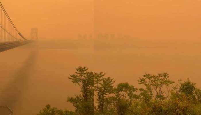 WATCH: Canada Wildfires Engulf George Washington Bridge In Thick Smoke