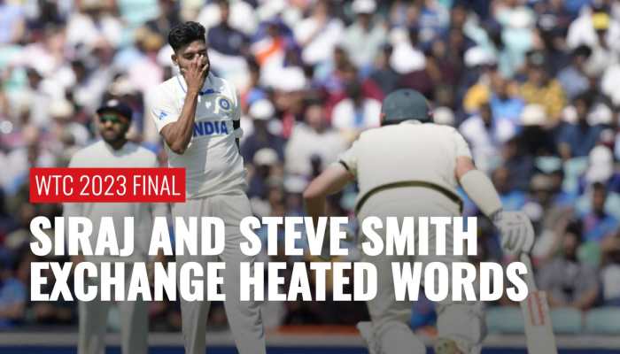 WTC 2023 Final: Mohammed Siraj and Steve Smith Engage In A Combative Exchange