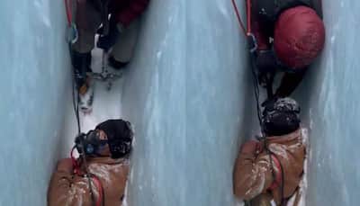 Sherpa’s Incredible Rescue From Everest Crevasse: Watch