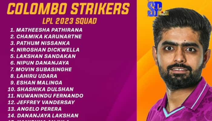 LPL 2023: A Look At Babar Azam&#039;s Colombo Strikers (CS); Full Squad And Players List