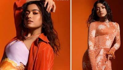 Rashmika Mandanna Turns Grazia Cover Girl Looking Sensational In A Sexy Tangerine Boss Lady Jumpsuit Attire - PICS