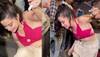 Urfi Javed Trips On High Heels, Falls Down While Clicking Selfie With Fan Wearing Bralette And Wide-legged Pants - Viral Video