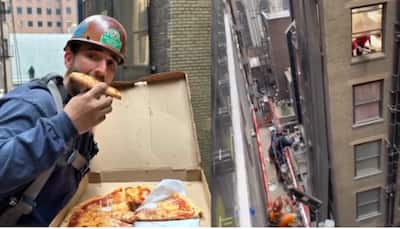 Internet Impressed With This Perfect 'Toss And Catch' Pizza Delivery Service