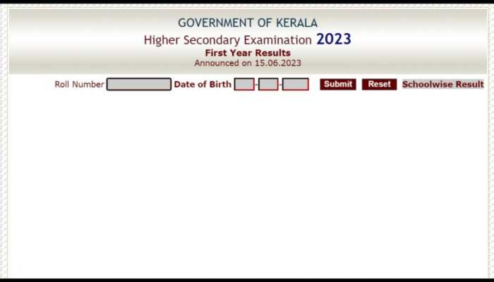 DHSE Kerala Plus One Result 2023 Declared On keralaresults.nic.in, Direct Link To Download Class 11th Result Here