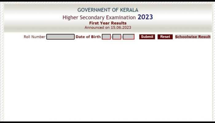 DHSE Kerala Plus One Result 2023 Declared On keralaresults.nic.in, Direct Link To Download Class 11th Result Here