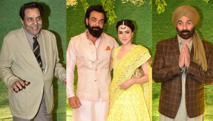 Dharmendra Shakes Leg At Grandson Karan Deol's Sangeet, Sunny Deol Dons Gadar's Tara Singh Look