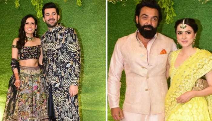 Viral Video: At Nephew Karan Deol-Drisha Acharya&#039;s Sangeet Ceremony, Bobby Deol And His Wife Tanya Dance On &#039;Humko Sirf Tumse Pyaar Hai&#039;