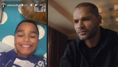 On Father's Day, Shikhar Dhawan Video Calls Son Zoravar As Legal Battle Continues Between PBKS Captain And Estranged Wife Aesha Mukerji