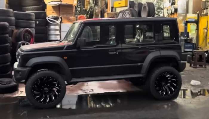 Modified Maruti Suzuki Jimny With Lift Kit &amp; 20” Rims Is Everything And Badass: Watch