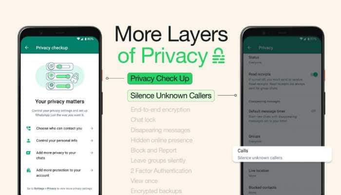 WhatsApp Brings Two New Privacy Features - Silence Unknown Callers, Privacy Checkup After Call Scam