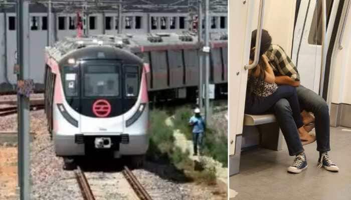 Delhi Metro: Picture Of Couple Kissing In Train Goes Viral, DMRC Reacts