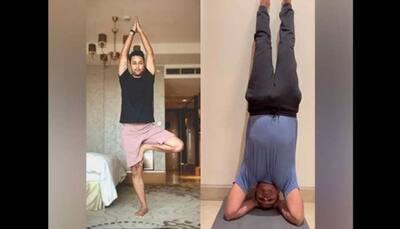 Former India Cricketers Virender Sehwag And Pragyan Ojha Celebrate International Yoga Day 2023