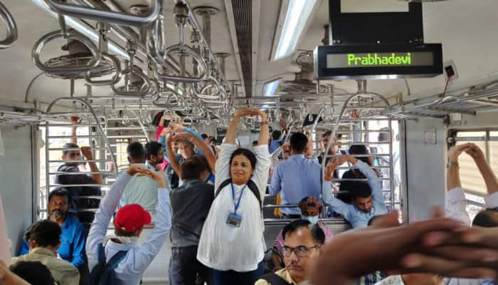 How Mumbai Local Train Commuters Celebrated International Yoga Day