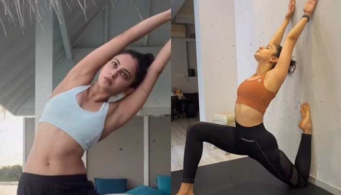 Rakul Preet Singh Gives A Sneak Peek Into Her Yoga Session - Watch