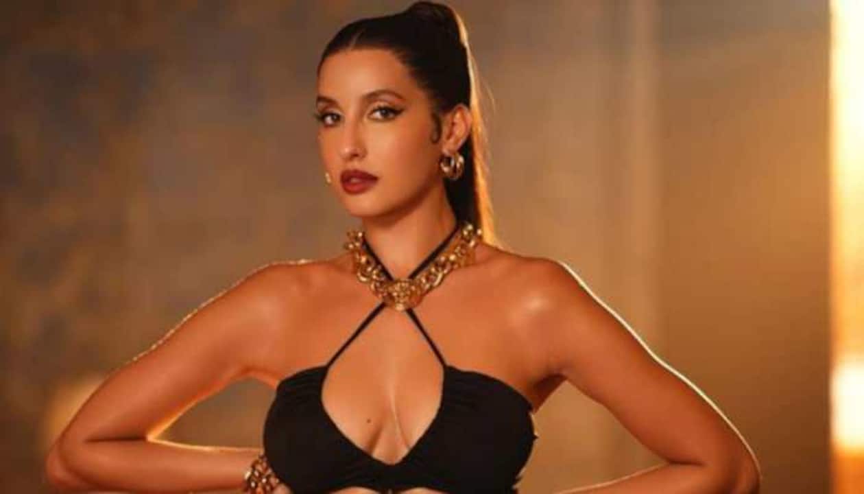 Nora Fatehi turns Sexy Boss Lady in black leather shorts, crop