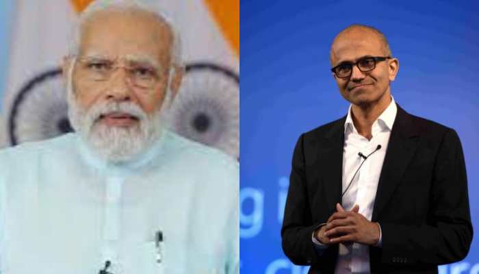 Microsoft CEO Satya Nadella, PM Modi Discuss How AI Can Help Improves Lives Of Indians On US Visit