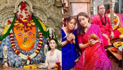 Sara Ali Khan Offers Prayers At Khajrana Ganesh Temple Following 'Zara Hatke Zara Bachke' Success